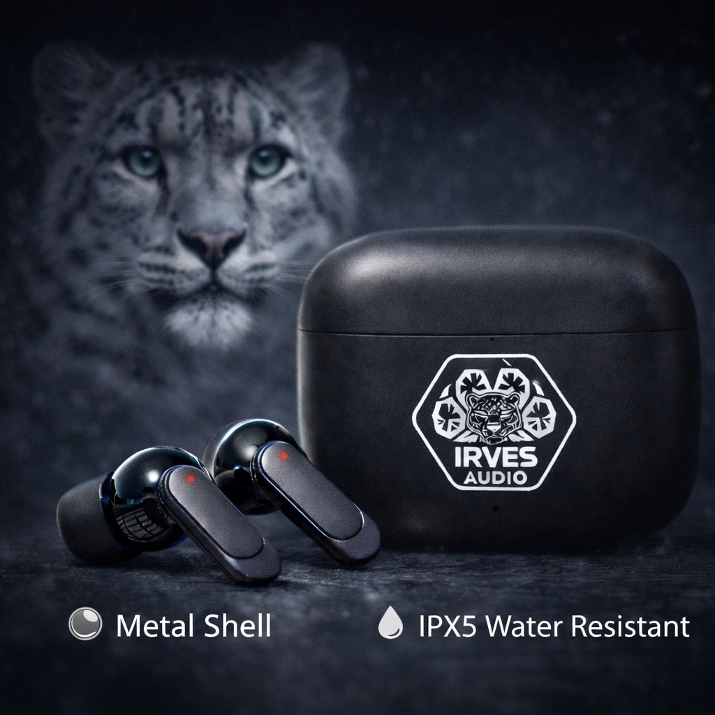 IRVES Audio Metal-Shell Wireless Earphones